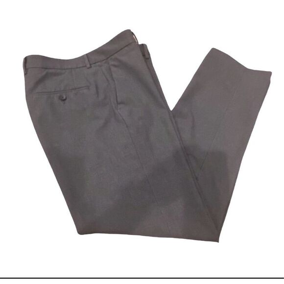 Men's J.M. Haggar® Premium Slim-Fit Flat-Front Stretch Suit Pants Size 33 x 30 - Picture 1 of 9